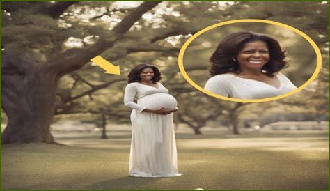 Is There A Picture Of Michelle Obama Pregnant?