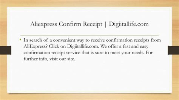 Confirm Receipt On AliExpress: A Complete Guide For Buyers