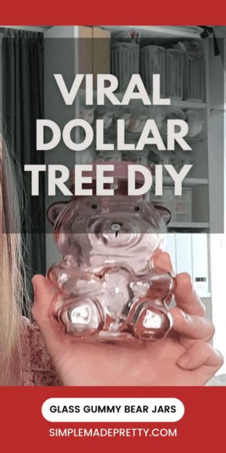 Discovering The Charm Of Dollar Tree Glass Bear Jars