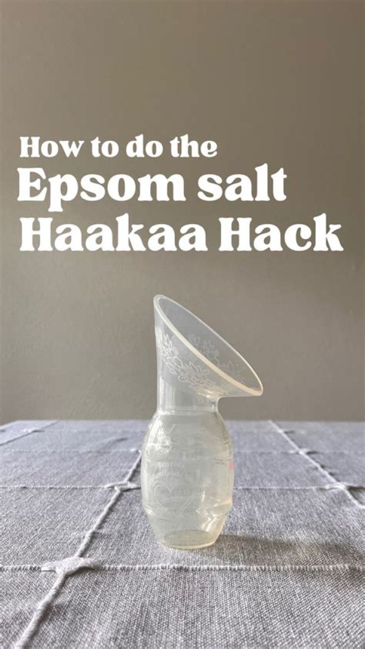 Unlocking The Secrets: The Haakaa Epsom Salt Trick For New Moms