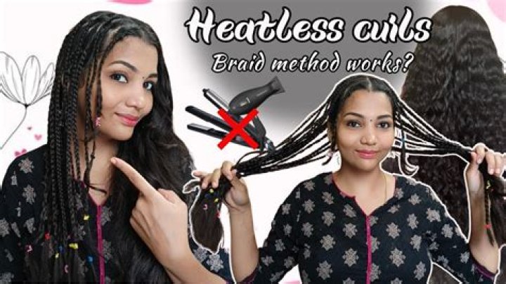 Unlock Beautiful Waves With The Heatless Curls Braid Method