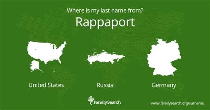 Unveiling The Rappaport Name Origin: A Journey Through History